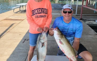 Lake Texoma Striper Fishing Hotspots